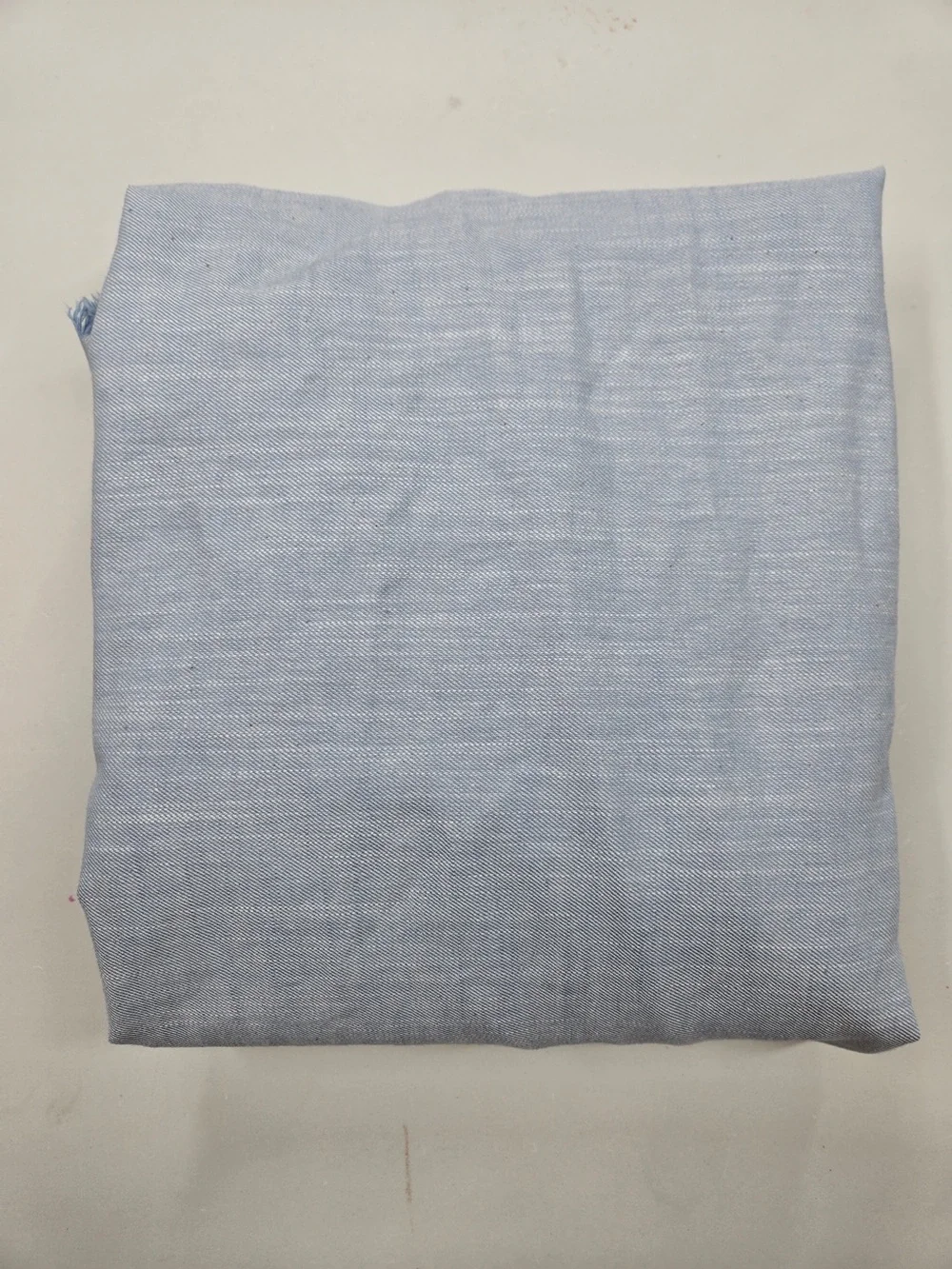 NWOT Chambray Ruffle Shower Curtain 7308